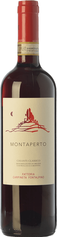 43,95 € Kostenloser Versand | Rotwein Fontalpino Selezione Montaperto D.O.C.G. Chianti Classico Toskana Italien Sangiovese Flasche 75 cl