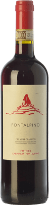 23,95 € Envío gratis | Vino Tinto Fontalpino Classico — Clásico D.O.C.G. Chianti Toscana Italia Sangiovese 75 cl