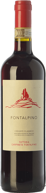 23,95 € Envoi gratuit | Vin rouge Fontalpino D.O.C.G. Chianti Toscane Italie Sangiovese Bouteille 75 cl