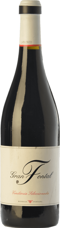 12,95 € Free Shipping | Red wine Fontana Gran Fontal Reserve I.G.P. Vino de la Tierra de Castilla Castilla la Mancha Spain Tempranillo Bottle 75 cl