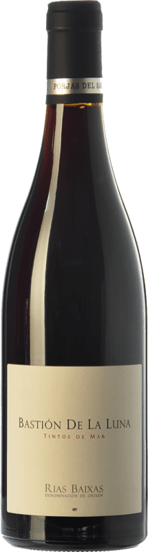 13,95 € Free Shipping | Red Wine Forjas del Salnés Bastión de la Luna Crianza — Aged D.O. Rías Baixas Galicia Spain Mencía, Espadeiro, Loureiro, Caíño Bottle 75 cl
