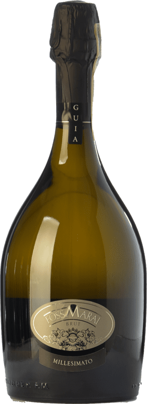 19,95 € Envoi gratuit | Vin Mousseux Blanc Foss Marai Guia Brut D.O.C.G. Prosecco di Conegliano-Valdobbiadene Trévise Italie Glera Bouteille 75 cl