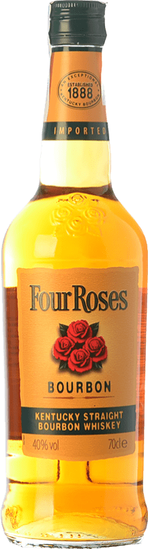 24,95 € Envio grátis | Whisky Bourbon Four Roses Kentucky Estados Unidos Garrafa 70 cl