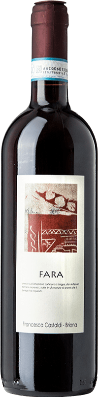 29,95 € Envoi gratuit | Vin rouge Francesca Castaldi D.O.C. Fara Piémont Italie Nebbiolo, Vespolina Bouteille 75 cl