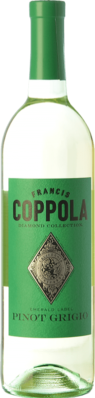 21,95 € 送料無料 | 白ワイン Francis Ford Coppola Diamond Pinot Grigio I.G. California カリフォルニア州 アメリカ Pinot Grey ボトル 75 cl