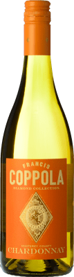 23,95 € Kostenloser Versand | Weißwein Francis Ford Coppola Diamond Alterung I.G. California Kalifornien Vereinigte Staaten Chardonnay Flasche 75 cl