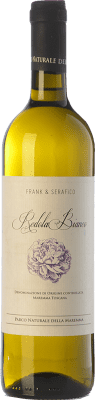 12,95 € Envio grátis | Vinho branco Frank & Serafico Bianco di Redola D.O.C. Maremma Toscana Tuscany Itália Sauvignon Branca, Fiano, Vermentino Garrafa 75 cl