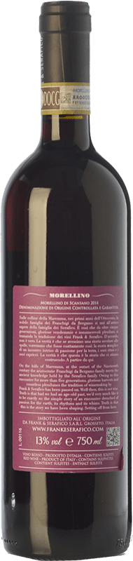 11 95 Spedizione Gratuita Vino Rosso Frank Serafico Mr D O C G Morellino Di Scansano