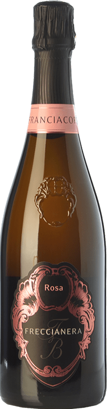 24,95 € 免费送货 | 玫瑰气泡酒 Fratelli Berlucchi Freccianera Rosa D.O.C.G. Franciacorta 伦巴第 意大利 Pinot Black, Chardonnay 瓶子 75 cl
