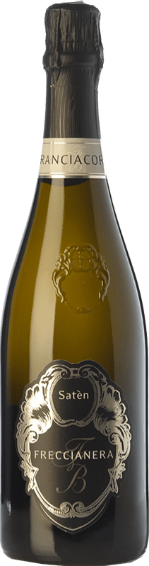 31,95 € Spedizione Gratuita | Spumante Bianco Fratelli Berlucchi Freccianera Satèn D.O.C.G. Franciacorta lombardia Italia Chardonnay 75 cl