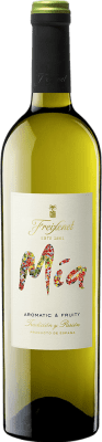 6,95 € 免费送货 | 白葡萄酒 Freixenet Mía 年轻的 D.O. Penedès 加泰罗尼亚 西班牙 Moscato — 麝香葡萄, Macabeo — 马卡贝奥, Xarel·lo — 哈雷洛, Parellada — 帕雷利亚达 75 cl