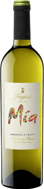 7,95 € 免费送货 | 白酒 Freixenet Mía 年轻的 D.O. Penedès 加泰罗尼亚 西班牙 Muscat, Macabeo, Xarel·lo, Parellada 瓶子 75 cl