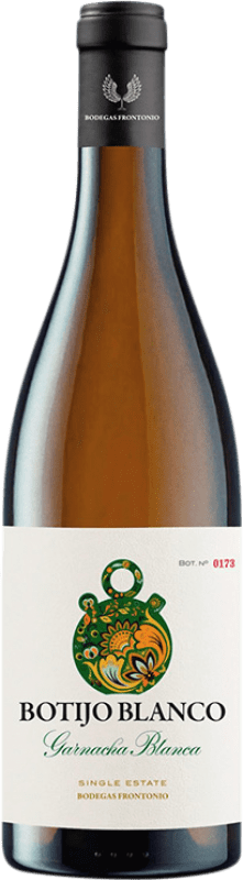 13,95 € 免费送货 | 白酒 Frontonio Botijo Garnacha Blanca I.G.P. Vino de la Tierra de Valdejalón 阿拉贡 西班牙 Grenache White, Macabeo 瓶子 75 cl