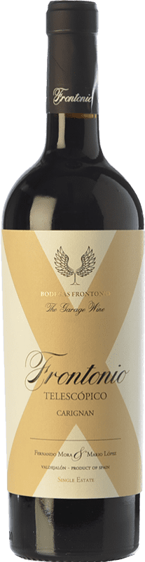 15,95 € Free Shipping | Red wine Frontonio Telescópico Carignan Aged I.G.P. Vino de la Tierra de Valdejalón Aragon Spain Carignan Bottle 75 cl