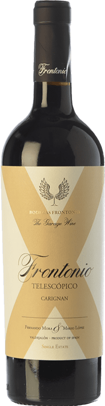 15,95 € Free Shipping | Red wine Frontonio Telescópico Carignan Crianza I.G.P. Vino de la Tierra de Valdejalón Aragon Spain Carignan Bottle 75 cl