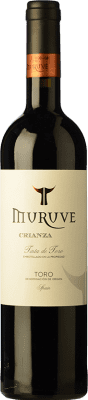 14,95 € Free Shipping | Red Wine Frutos Villar Muruve Crianza — Aged D.O. Toro Castilla y León Spain Tinta de Toro Bottle 75 cl