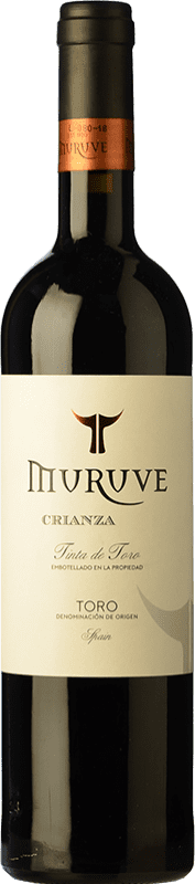 7,95 € Free Shipping | Red wine Frutos Villar Muruve Aged D.O. Toro Castilla y León Spain Tinta de Toro Bottle 75 cl