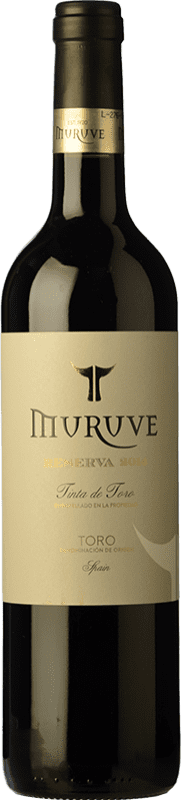 13,95 € Free Shipping | Red wine Frutos Villar Muruve Reserva D.O. Toro Castilla y León Spain Tinta de Toro Bottle 75 cl