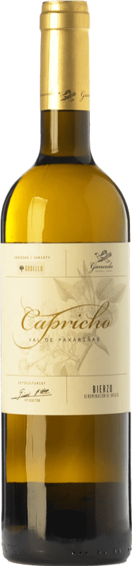 11,95 € Spedizione Gratuita | Vino bianco Gancedo Capricho Val de Paxariñas D.O. Bierzo Castilla y León Spagna Godello, Doña Blanca Bottiglia 75 cl