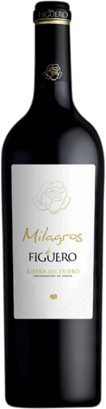 53,95 € Envio grátis | Vinho Tinto Figuero Milagros Crianza D.O. Ribera del Duero Castela e Leão Espanha Tempranillo 75 cl