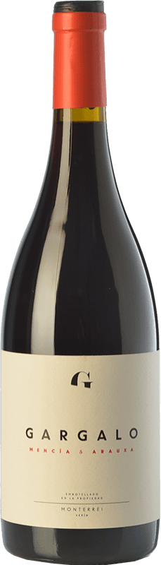 12,95 € Free Shipping | Red wine Gargalo Mencía Young D.O. Monterrei Galicia Spain Tempranillo, Mencía Bottle 75 cl