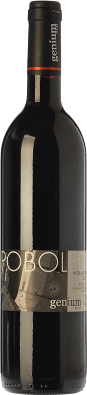 16,95 € Kostenloser Versand | Rotwein Genium Poboleda Vi de Vila Alterung D.O.Ca. Priorat Katalonien Spanien Merlot, Grenache, Carignan Flasche 75 cl