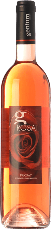 10,95 € Free Shipping | Rosé wine Genium Rosat Joven D.O.Ca. Priorat Catalonia Spain Merlot Bottle 75 cl