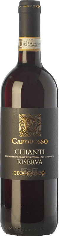 9,95 € Free Shipping | Red wine Geografico Riserva Capofosso Reserve D.O.C.G. Chianti Tuscany Italy Sangiovese, Canaiolo Bottle 75 cl