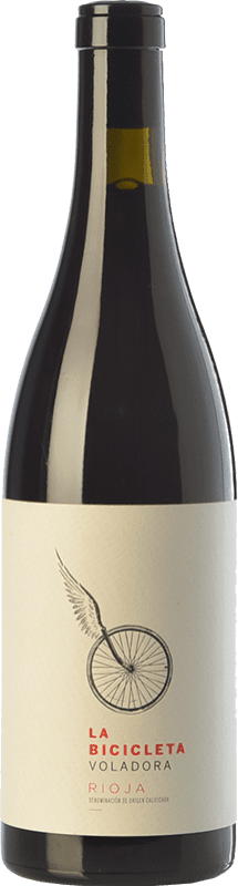 15,95 € Бесплатная доставка | Красное вино Germán R. Blanco La Bicicleta Voladora молодое D.O.Ca. Rioja Ла-Риоха Испания Tempranillo — Темпранильо, Viura — Виура Eco — Эко Био Органический Бутылка 75 cl