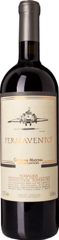 13,95 € Spedizione Gratuita | Vino Rosso Giovanna Madonia Fermavento I.G.T. Emilia Romagna Emilia-Romagna Italia Sangiovese 75 cl