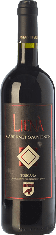 72,95 € Бесплатная доставка | Красное вино Chiappini Lienà I.G.T. Toscana Тоскана Италия Cabernet Sauvignon бутылка 75 cl