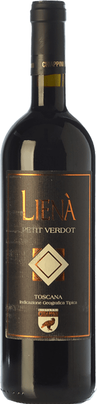 75,95 € Free Shipping | Red Wine Chiappini Lienà I.G.T. Toscana Tuscany Italy Petit Verdot Eco — Organic Bottle 75 cl