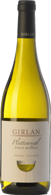 18,95 € Kostenloser Versand | Weißwein Girlan Pinot Bianco Plattenriegl D.O.C. Alto Adige Trentino-Südtirol Italien Weißburgunder Flasche 75 cl