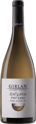 19,95 € Kostenloser Versand | Weißwein Girlan Plattenriegl D.O.C. Alto Adige Trentino-Südtirol Italien Pinot Blanc — Weißburgunder Flasche 75 cl