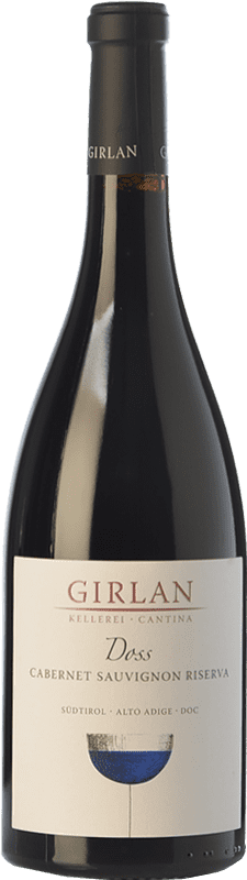 19,95 € Free Shipping | Red wine Girlan Riserva Doss Reserva D.O.C. Alto Adige Trentino-Alto Adige Italy Cabernet Sauvignon Bottle 75 cl