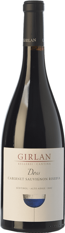 21,95 € Free Shipping | Red Wine Girlan Doss Reserve — Aged D.O.C. Alto Adige Trentino-Alto Adige Italy Cabernet Sauvignon Bottle 75 cl
