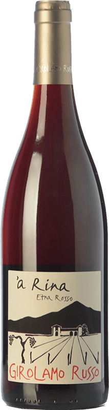 46,95 € Envío gratis | Vino Tinto Girolamo Russo 'A Rina D.O.C. Etna Sicilia Italia Nerello Botella 75 cl