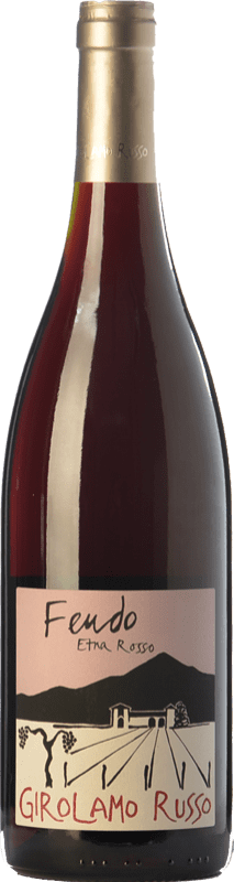 62,95 € Free Shipping | Red wine Girolamo Russo Feudo D.O.C. Etna Sicily Italy Nerello Mascalese, Nerello Cappuccio Bottle 75 cl