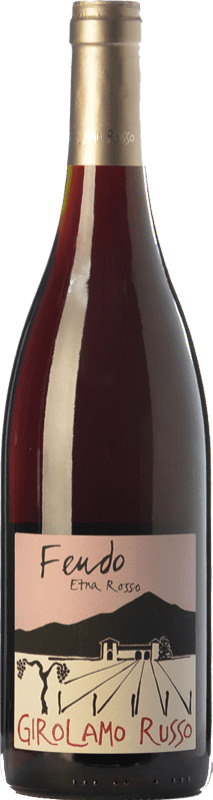 57,95 € Free Shipping | Red Wine Girolamo Russo Feudo D.O.C. Etna Sicily Italy Nerello Bottle 75 cl