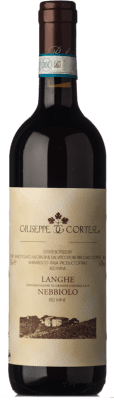 28,95 € Kostenloser Versand | Rotwein Giuseppe Cortese D.O.C. Langhe Piemont Italien Nebbiolo Flasche 75 cl