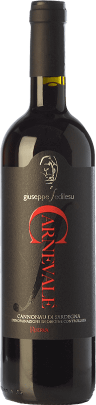 32,95 € Envoi gratuit | Vin Rouge Sedilesu Carnevale D.O.C. Cannonau di Sardegna Sardaigne Italie Cannonau Eco — Biologique Bouteille 75 cl