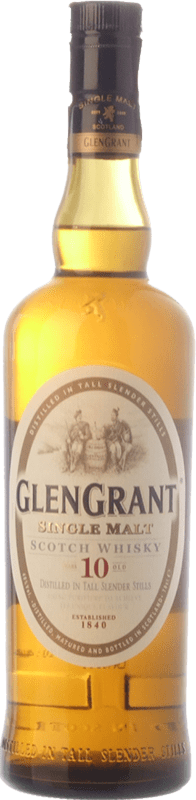 27,95 € Envoi gratuit | Single Malt Whisky Glen Grant Speyside Royaume-Uni 10 Ans Bouteille 70 cl