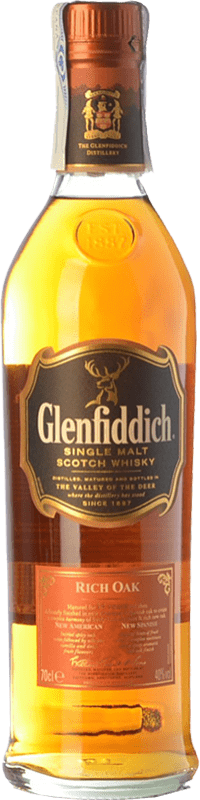 54,95 € Free Shipping | Whisky Single Malt Glenfiddich Rich Oak 14 Speyside United Kingdom Bottle 70 cl