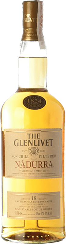 95,95 € 免费送货 | 威士忌单一麦芽威士忌 Glenlivet Nàdurra 斯佩塞 英国 16 岁 瓶子 1 L