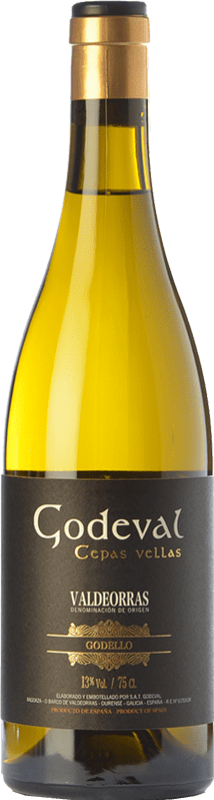 29,95 € Envío gratis | Vino blanco Godeval Cepas Vellas D.O. Valdeorras Galicia España Godello Botella 75 cl