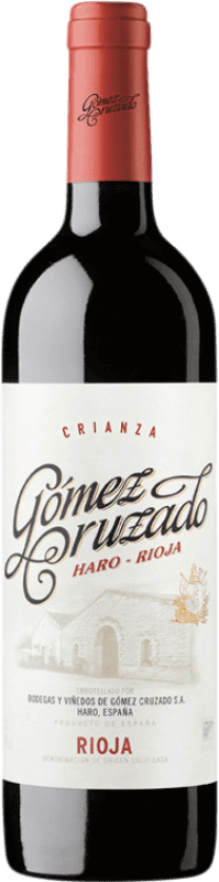 12,95 € Envío gratis | Vino Tinto Gómez Cruzado Crianza D.O.Ca. Rioja La Rioja España Tempranillo, Garnacha 75 cl