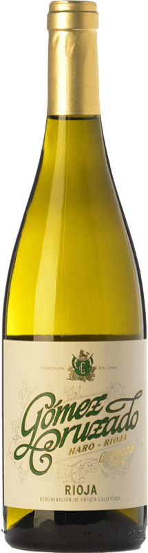 16,95 € 送料無料 | 白ワイン Gómez Cruzado 高齢者 D.O.Ca. Rioja ラ・リオハ スペイン Viura, Tempranillo White ボトル 75 cl
