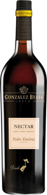 13,95 € Envio grátis | Vinho doce González Byass Néctar D.O. Manzanilla-Sanlúcar de Barrameda Andaluzia Espanha Pedro Ximénez Garrafa 75 cl