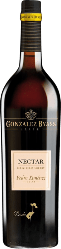 13,95 € Envío gratis | Vino Dulce González Byass Néctar D.O. Manzanilla-Sanlúcar de Barrameda Andalucía España Pedro Ximénez 75 cl