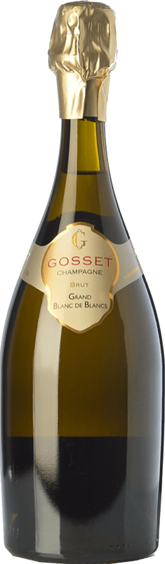 101,95 € Envio grátis | Espumante Branco Gosset Grand Brut — Bruto Blanc de Blancs Reserva A.O.C. Champagne Champagne França Chardonnay 75 cl